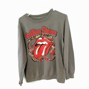 Bravado Sweatshirt Rolling Stones Long Sleeve Pullover Graphic Sz Women's Medium